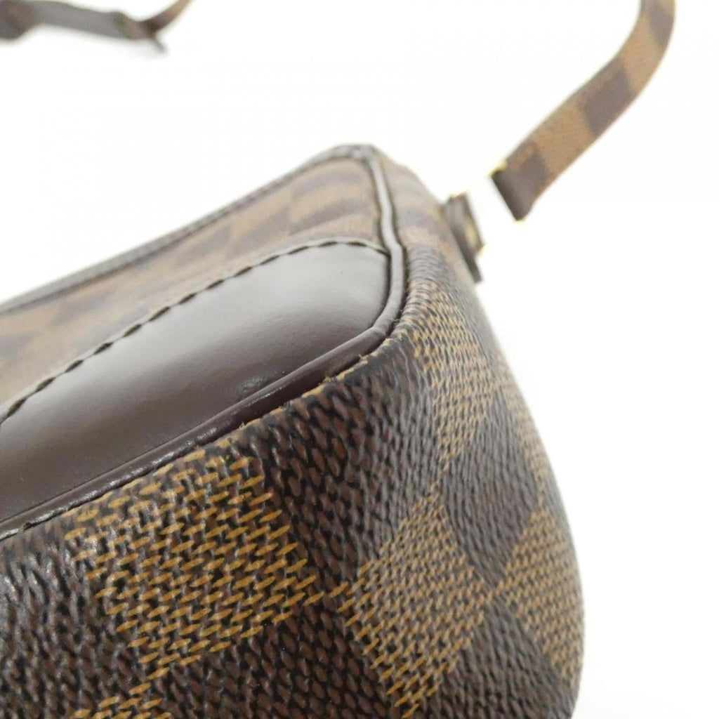 Louis Vuitton Brown Coated Canvas Shoulder Bag
