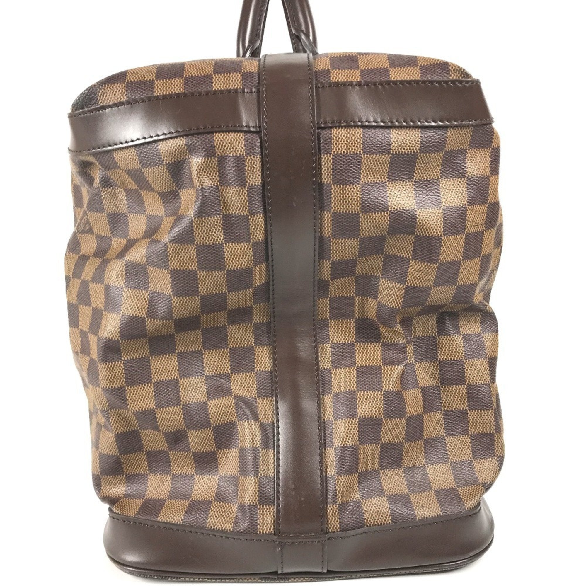 Louis Vuitton Damier Brown Ebene Damier Canvas Boston Bag Handbag