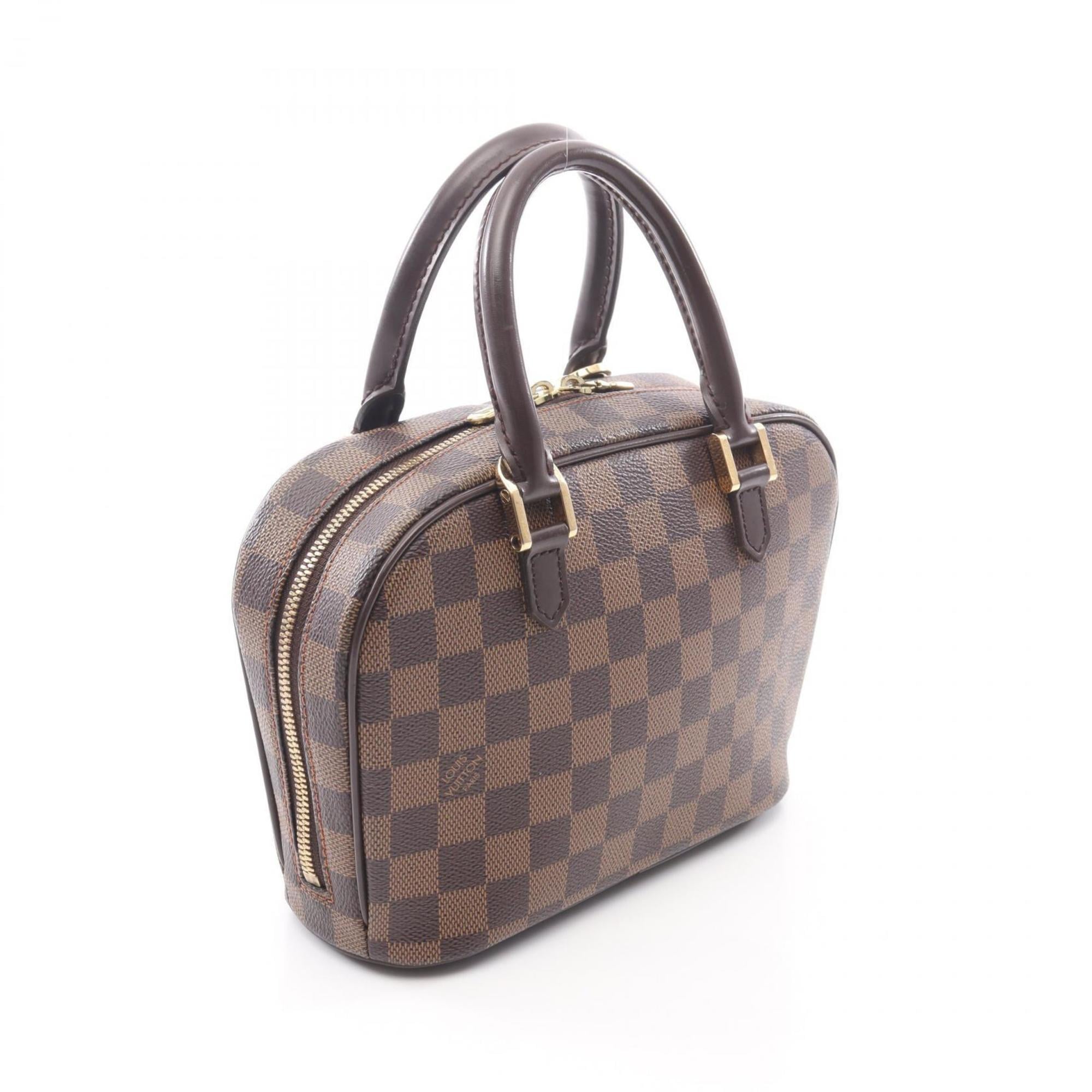 Louis Vuitton Brown Damier Canvas Ebene Coated Canvas Leather Handbag