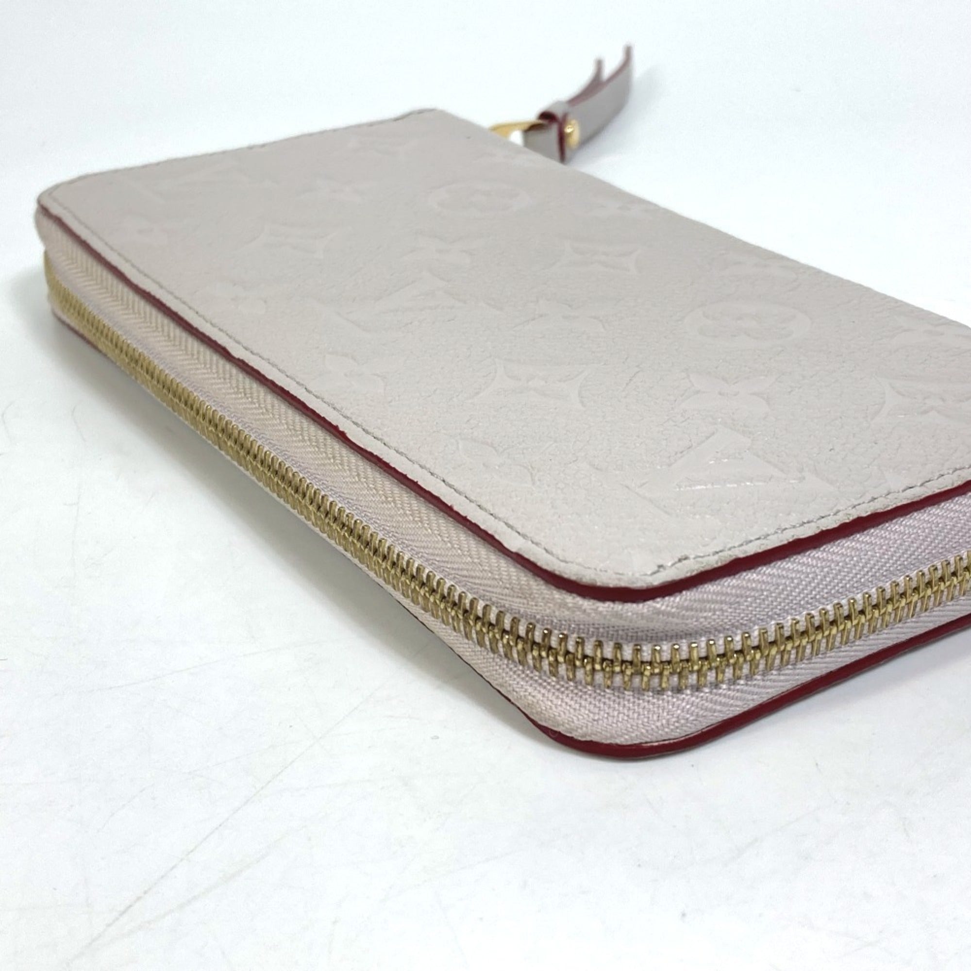 Louis Vuitton Monogram Empreinte Gray Monogram Empreinte Long Wallet