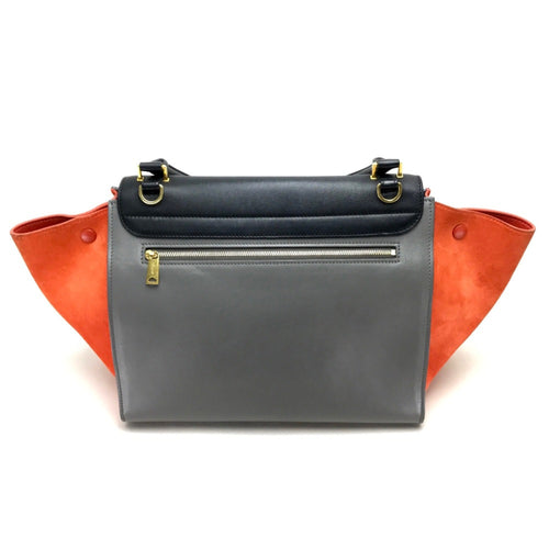 Celine Black Leather Shoulder Bag