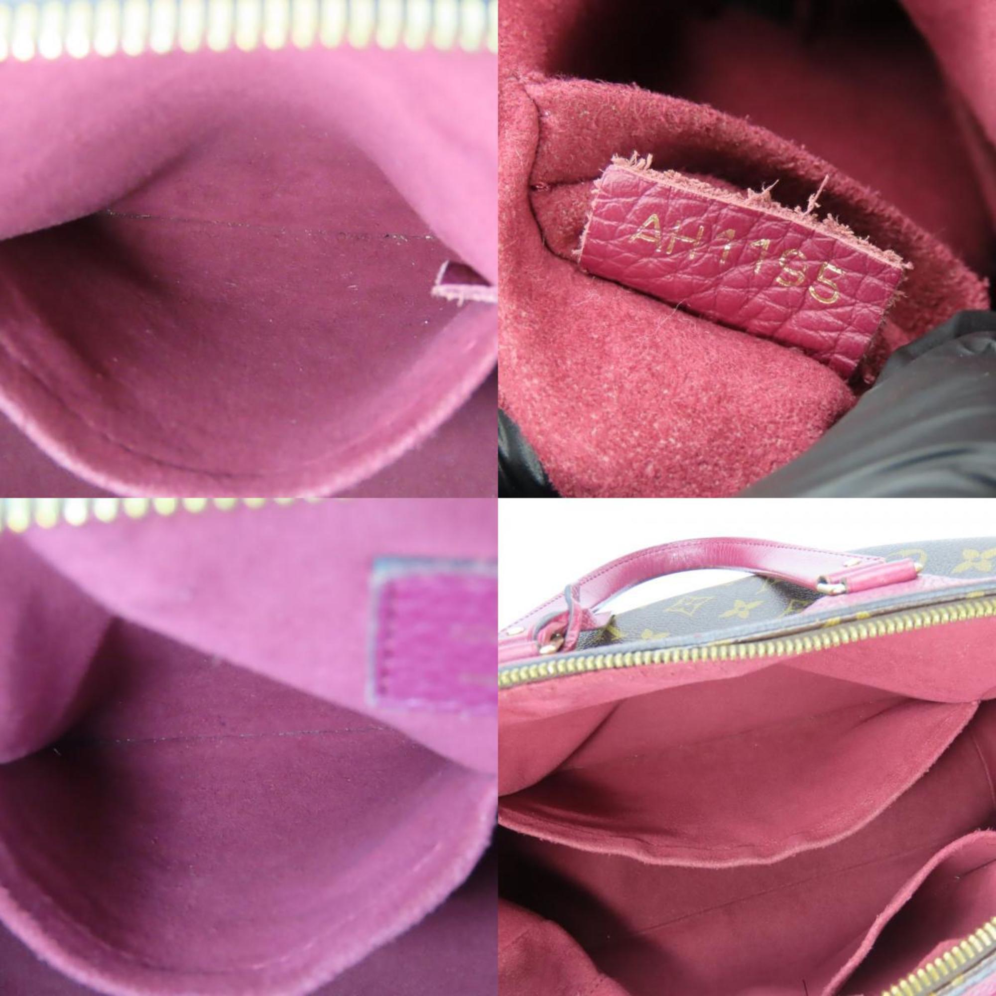 Louis Vuitton Aurore Brown Monogram Leather Handbag
