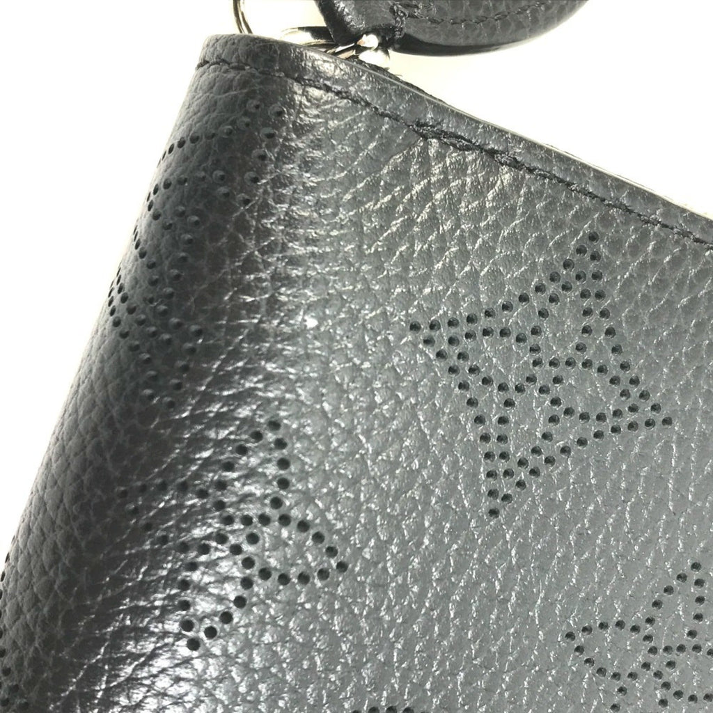 Louis Vuitton Black Mahina Leather Long Wallet