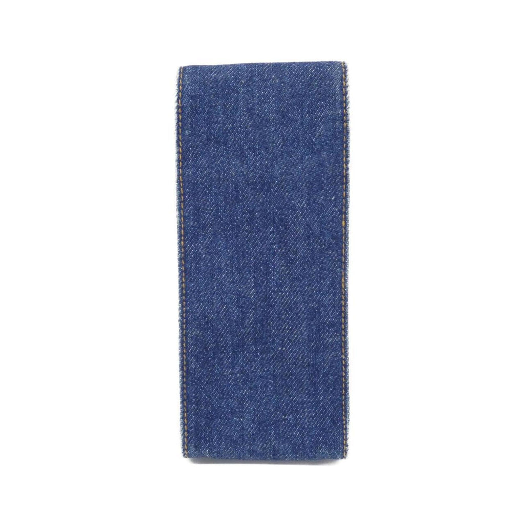 Chanel Blue Denim Pouch