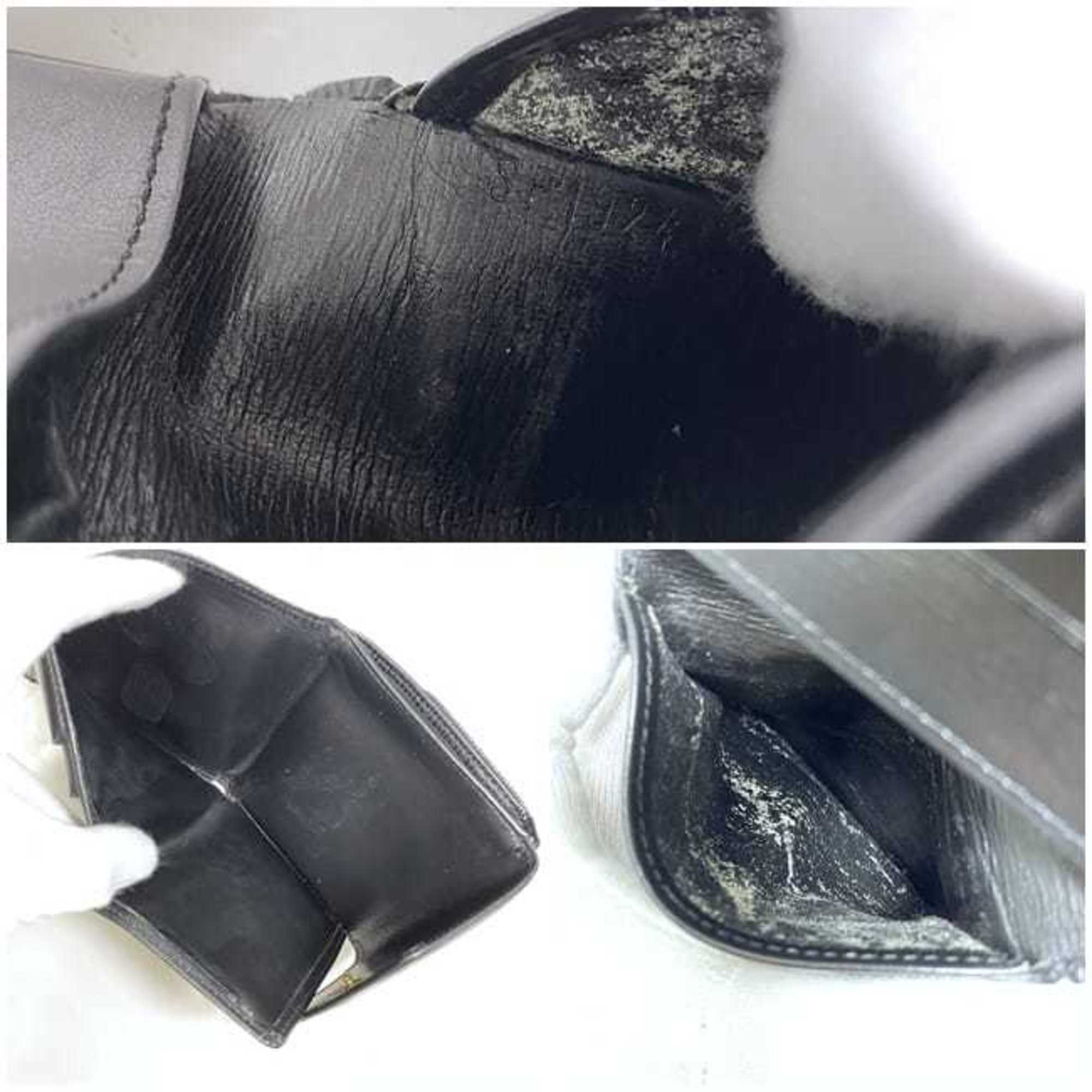 Louis Vuitton Black Noir Epi Leather Wallet (Tri-Fold)