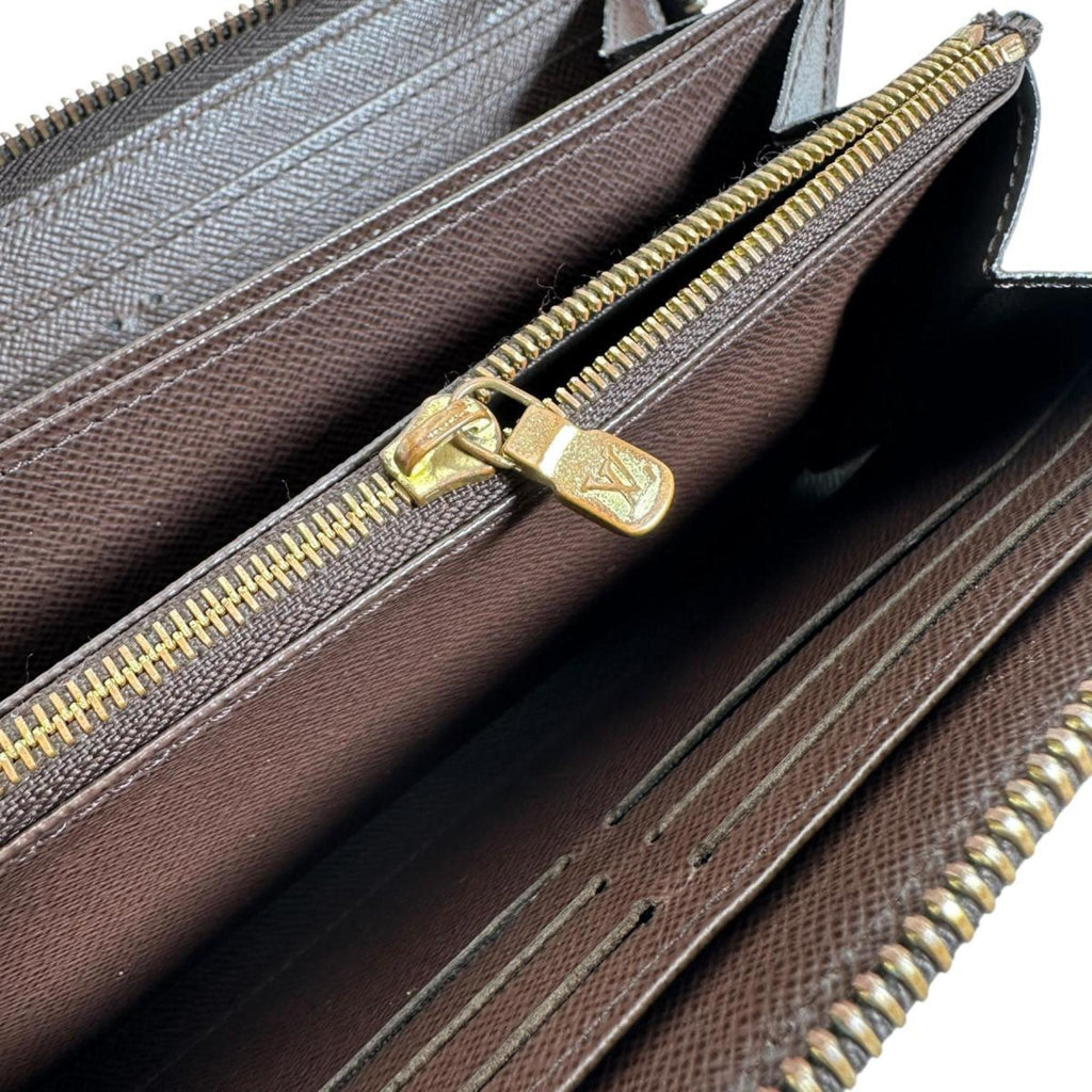 Louis Vuitton Brown Damier Canvas Damier Canvas Long Wallet