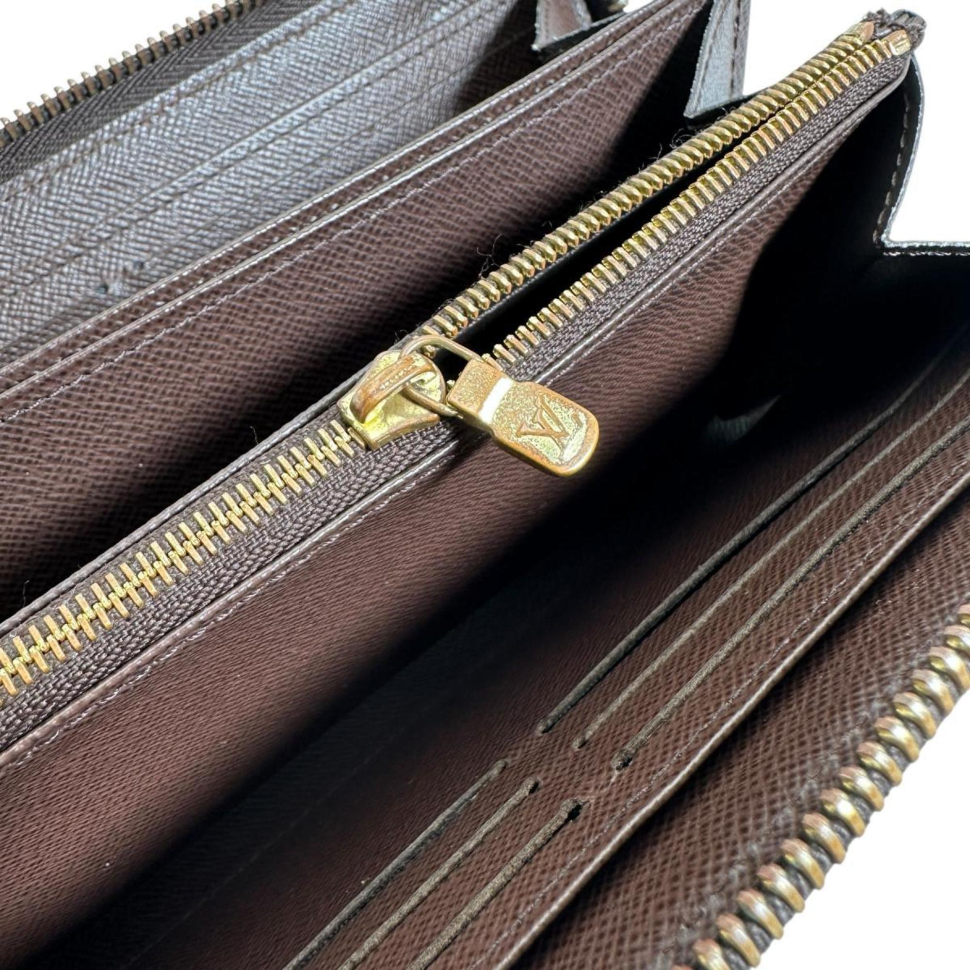 Louis Vuitton Brown Damier Canvas Damier Canvas Long Wallet