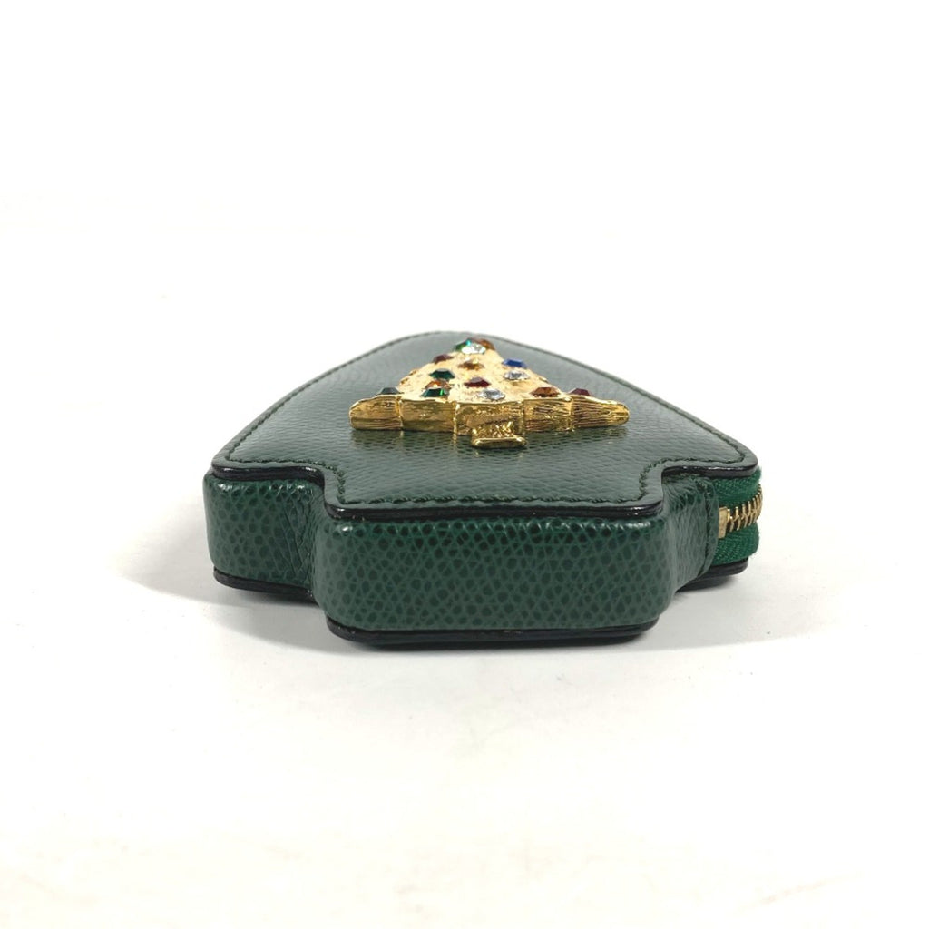 Celine Green Leather Pouch