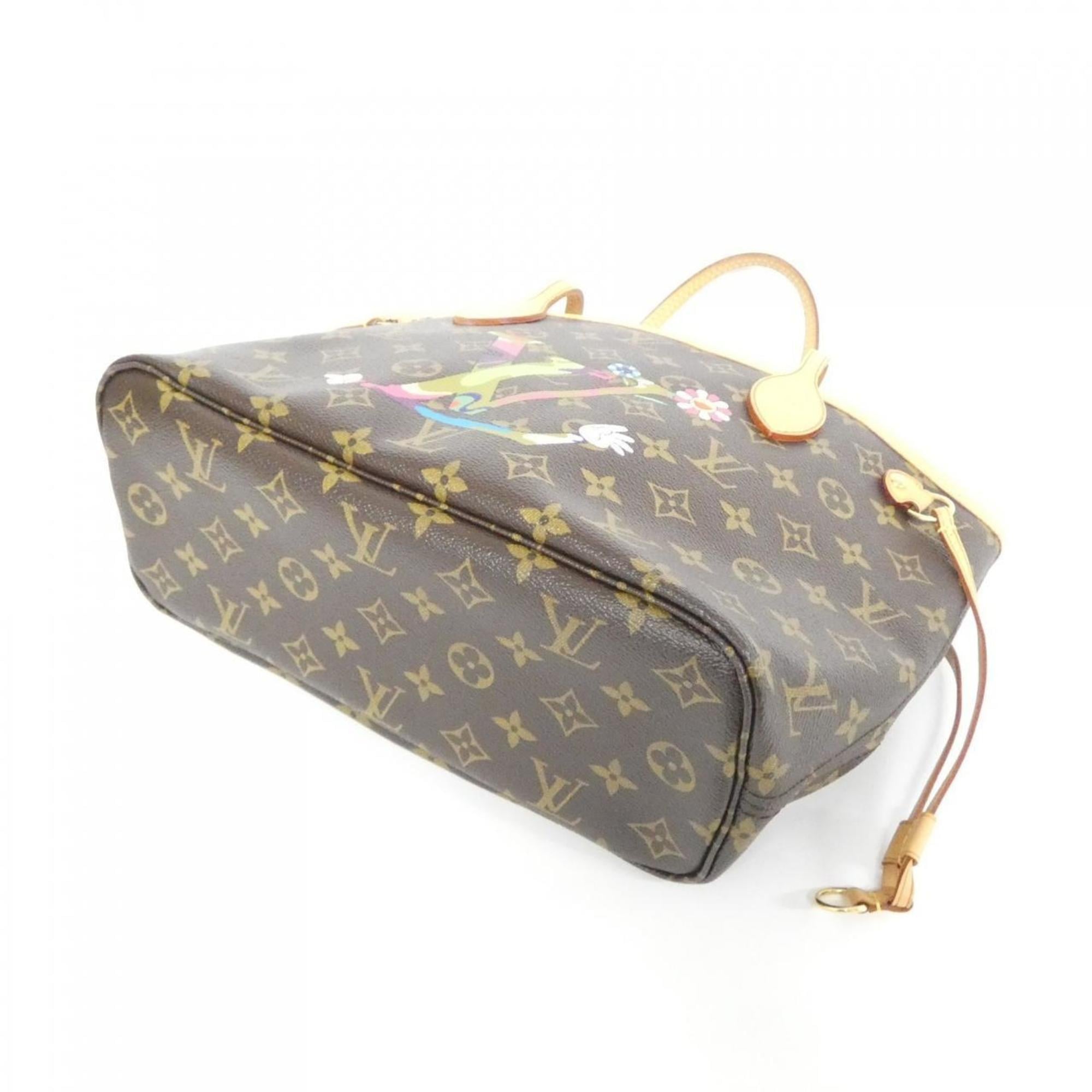 Louis Vuitton Brown Coated Canvas Handbag