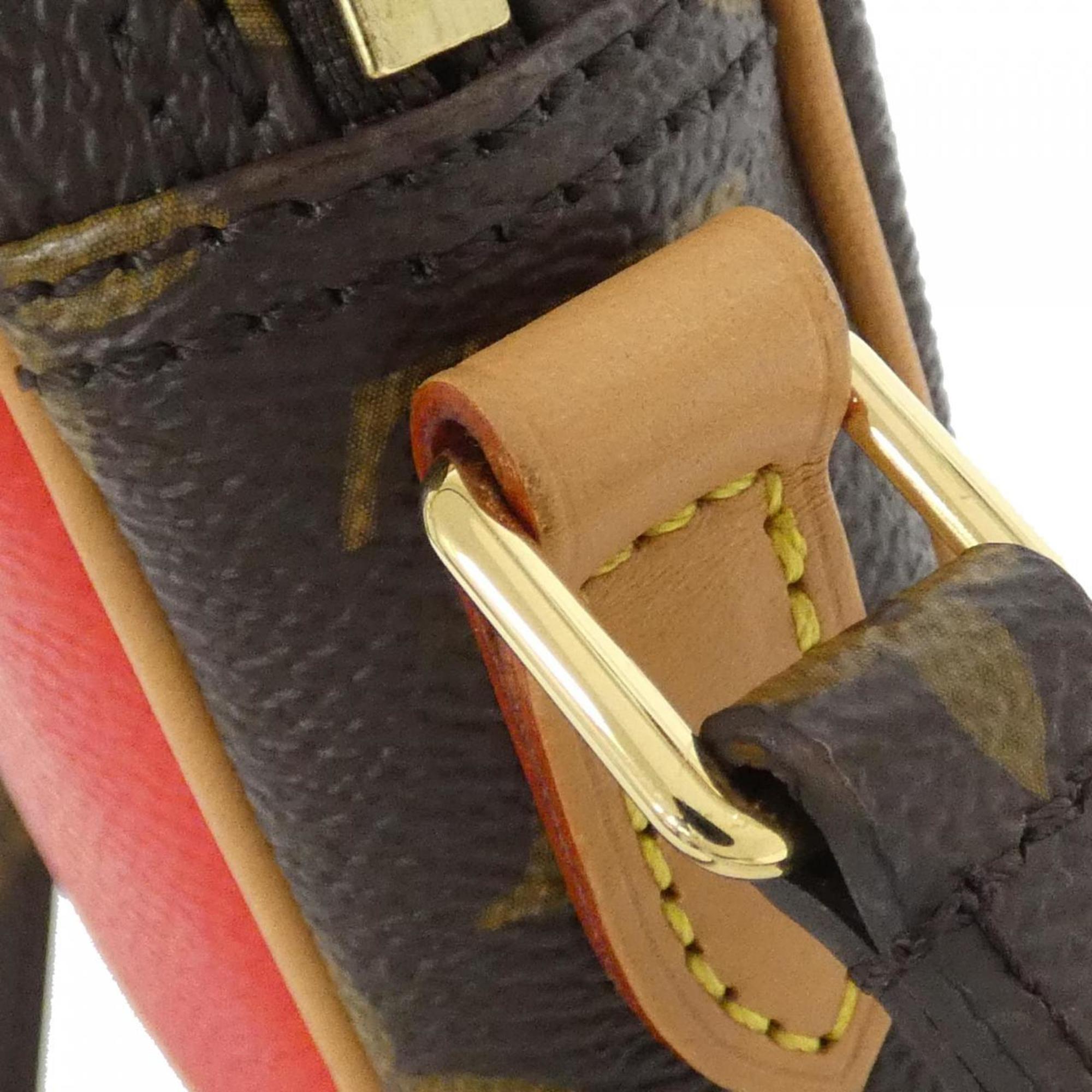 Louis Vuitton Brown Marron Coated Canvas Shoulder Bag
