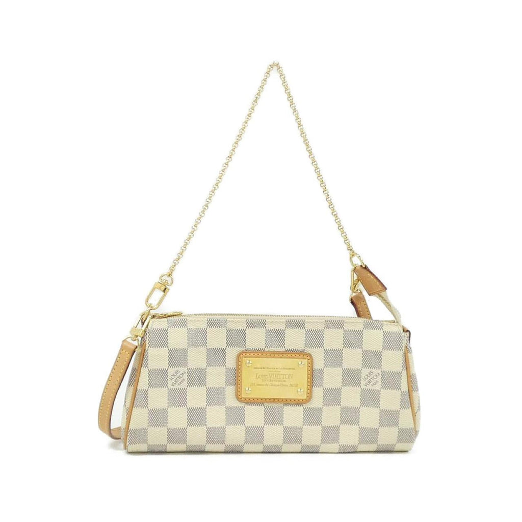 Louis Vuitton Azur White Coated Canvas Shoulder Bag