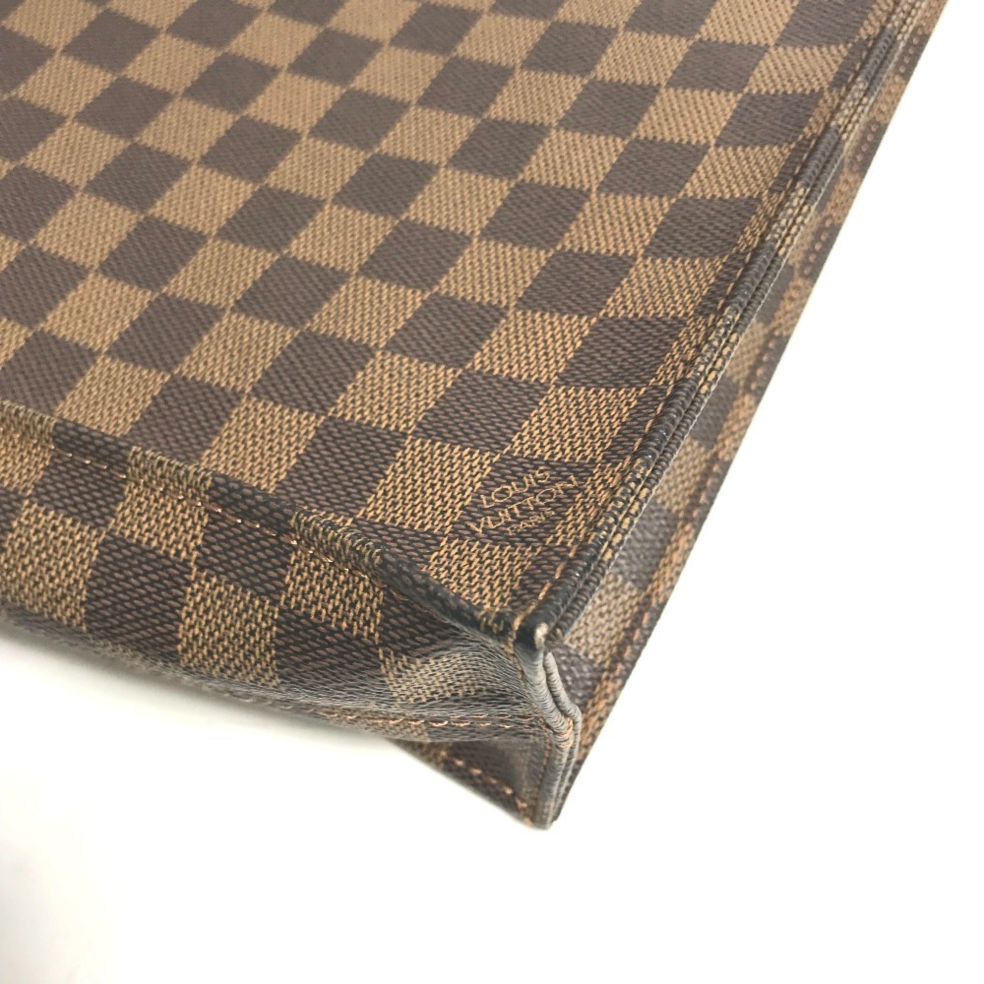 Louis Vuitton Brown Damier Canvas Ebene Damier Canvas Handbag Tote Bag