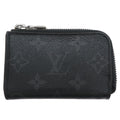 Louis Vuitton Black Monogram Eclipse Monogram Eclipse Coin Purse/Coin Case