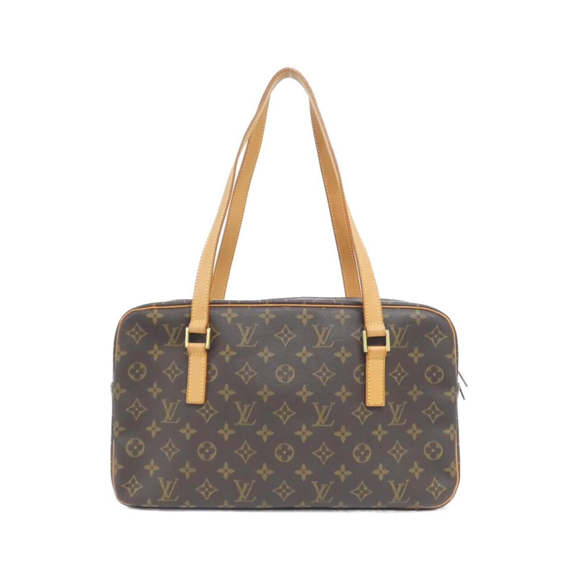 Louis Vuitton Brown Coated Canvas Shoulder Bag