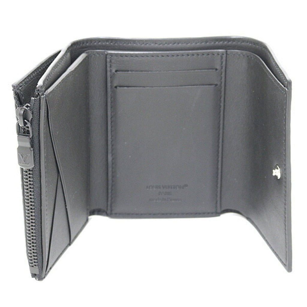 Louis Vuitton Monogram Shadow Black Monogram Shadow Wallet (Tri-Fold)