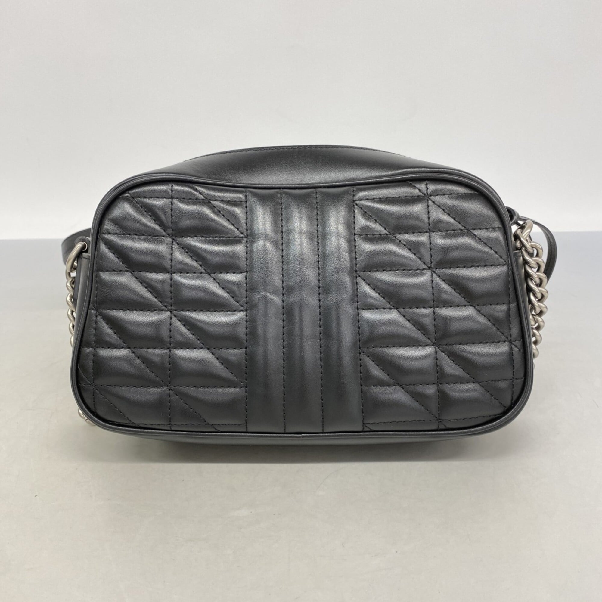 Gucci Black Leather Shoulder Bag (Pre-Owned)