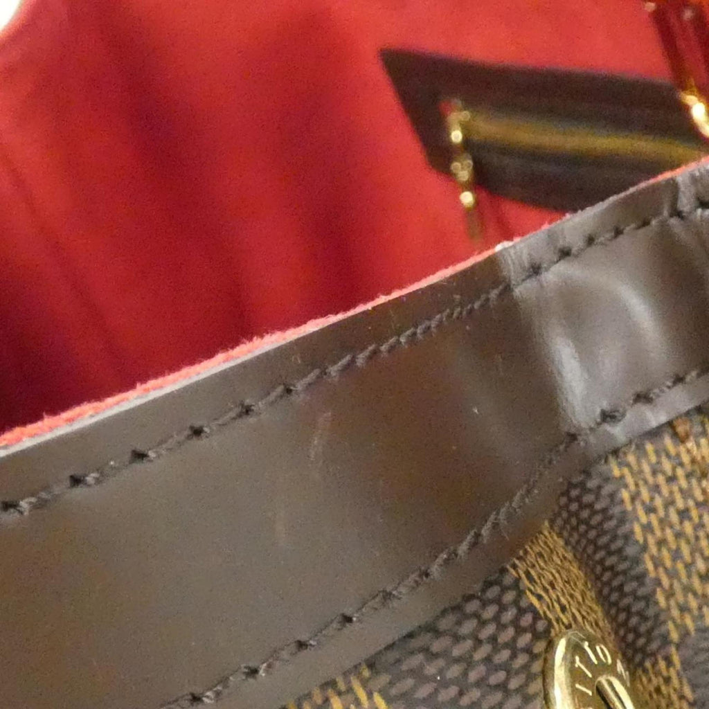 Louis Vuitton Brown Coated Canvas Handbag