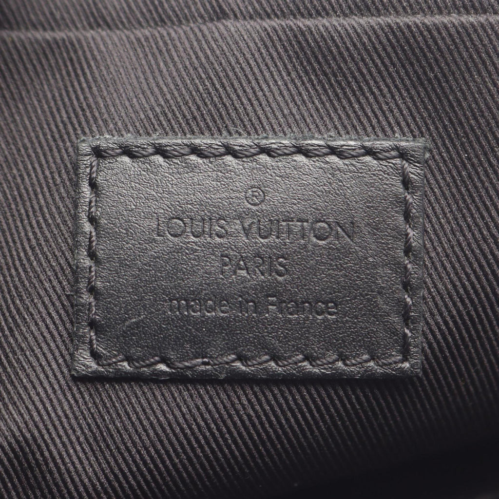 Louis Vuitton Black Brown Monogram Macassar Purple Coated Canvas Shoulder Bag