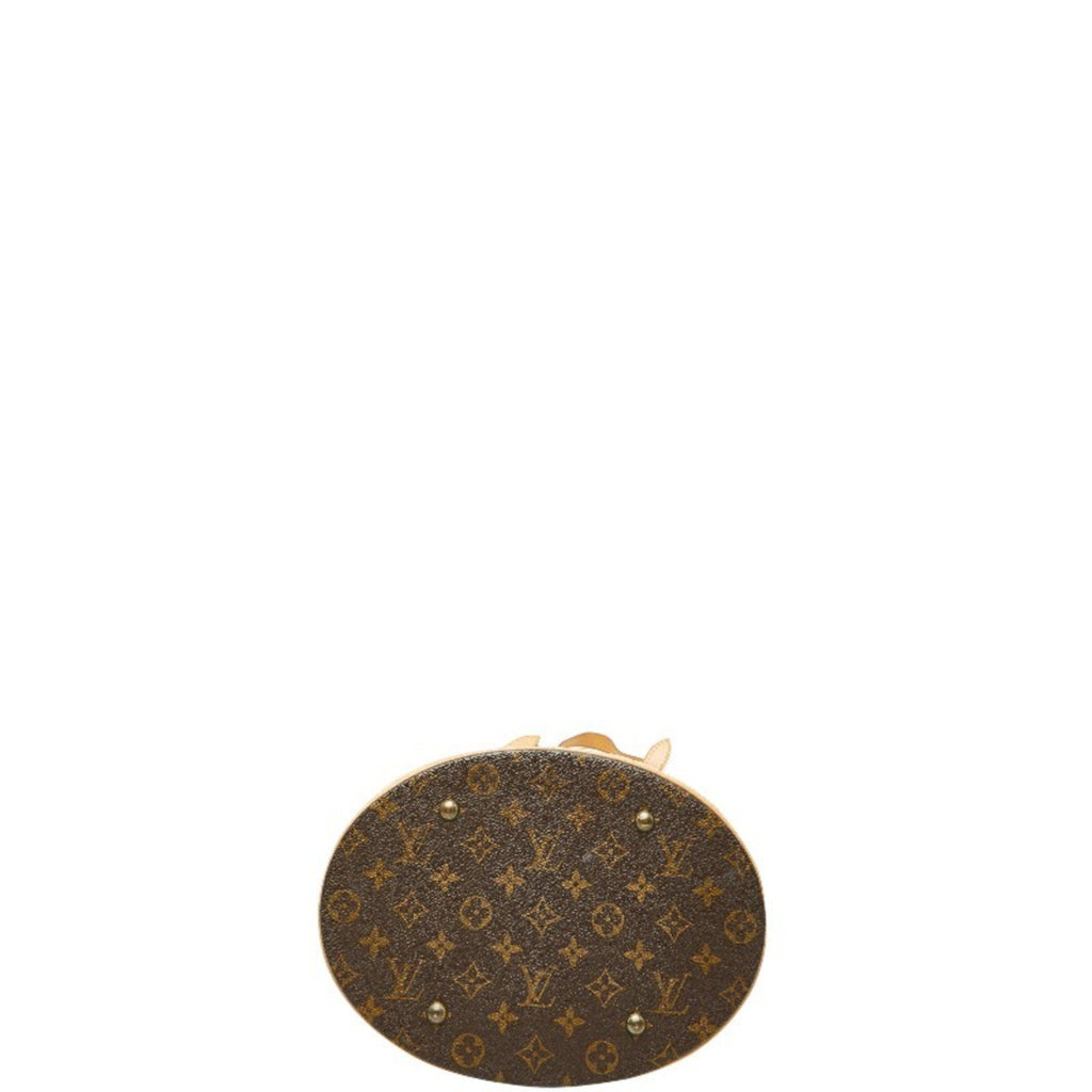 Louis Vuitton Brown Pvc Leather Shoulder Bag Tote Bag