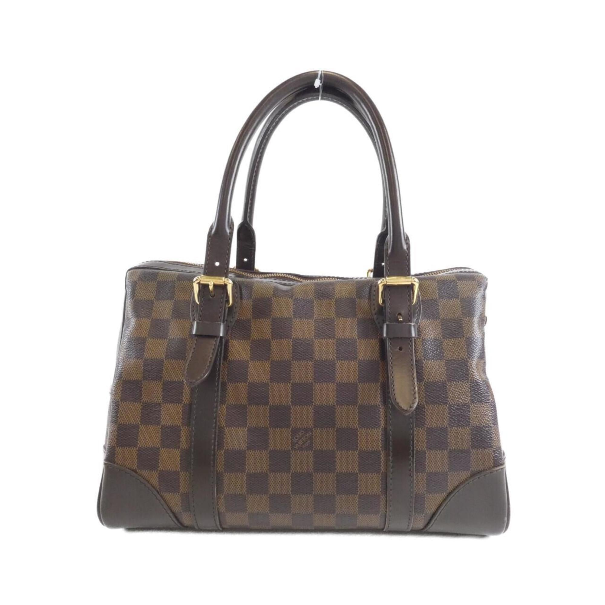 Louis Vuitton Brown Coated Canvas Handbag