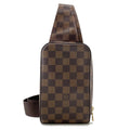 Louis Vuitton Damier Brown Damier Canvas Ebene Red Color Shoulder Bag Sling Bag