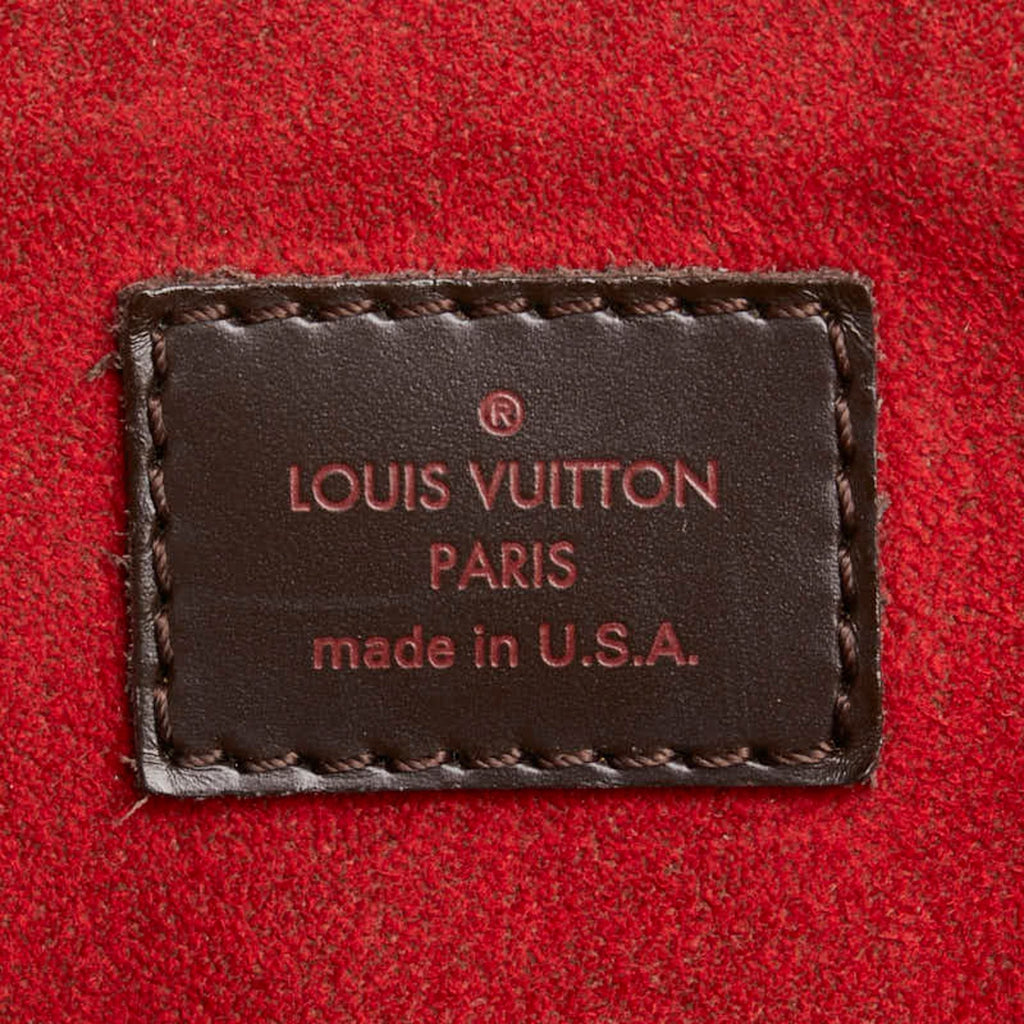 Louis Vuitton Damier Brown Pvc Leather Handbag Shoulder Bag