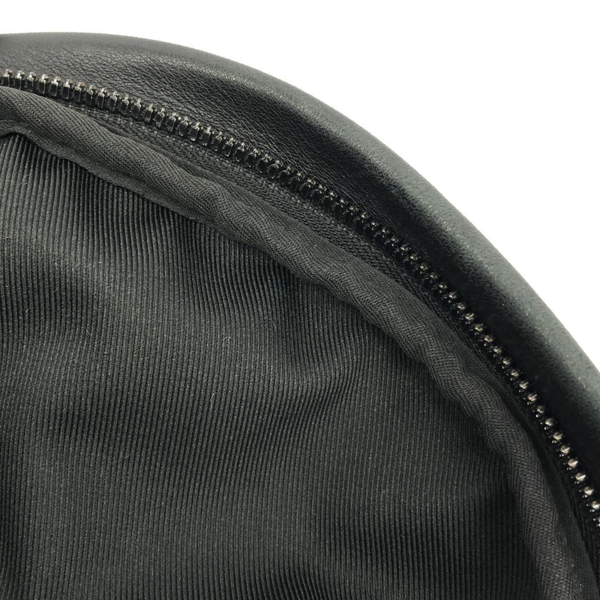 Louis Vuitton Black Leather Shoulder Bag