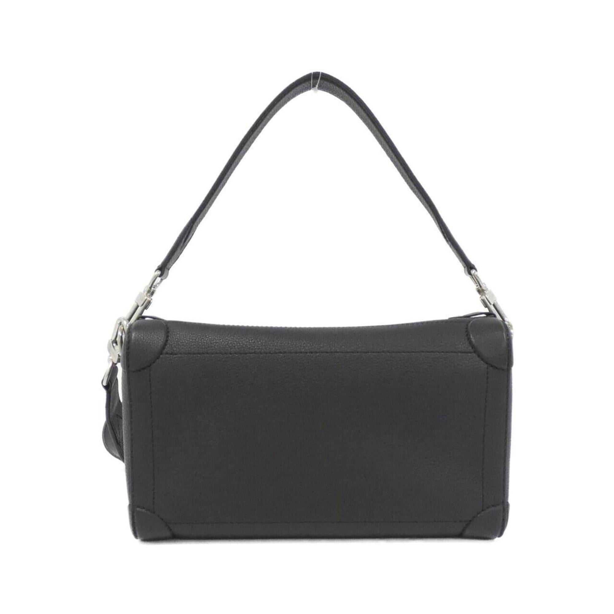 Louis Vuitton Black Leather Shoulder Bag