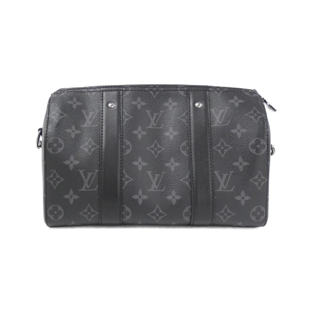 Louis Vuitton Black Coated Canvas Shoulder Bag