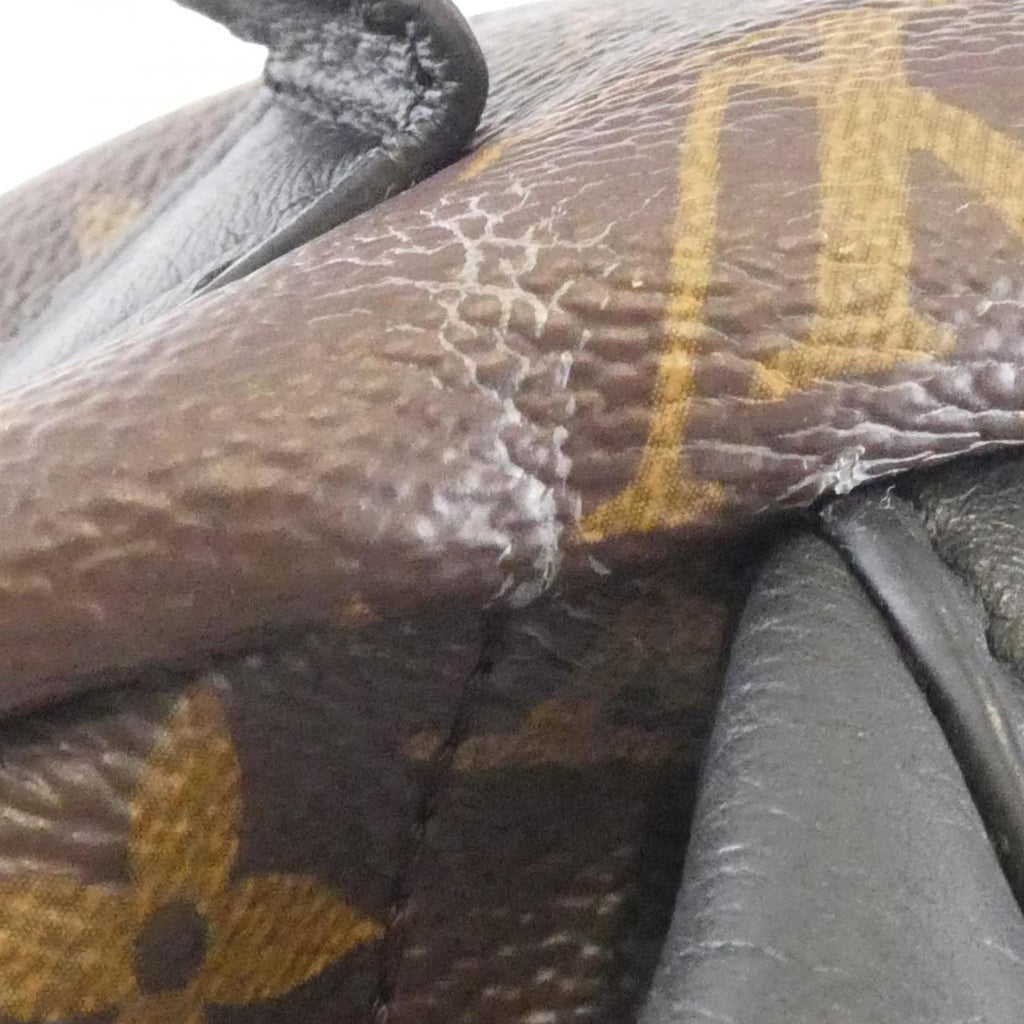 Louis Vuitton Brown Coated Canvas Backpack