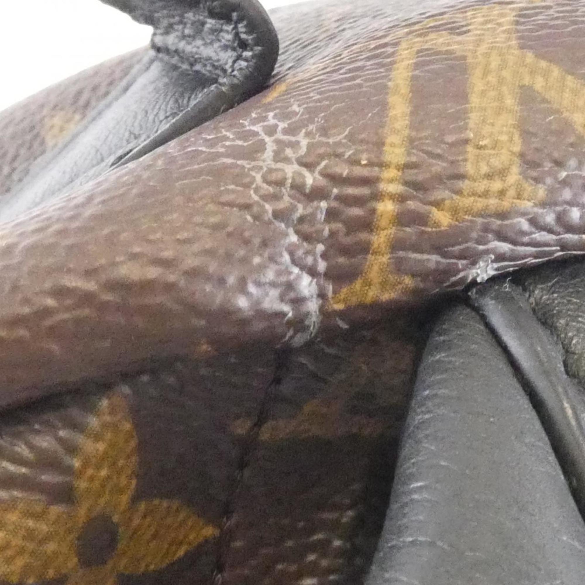 Louis Vuitton Brown Coated Canvas Backpack
