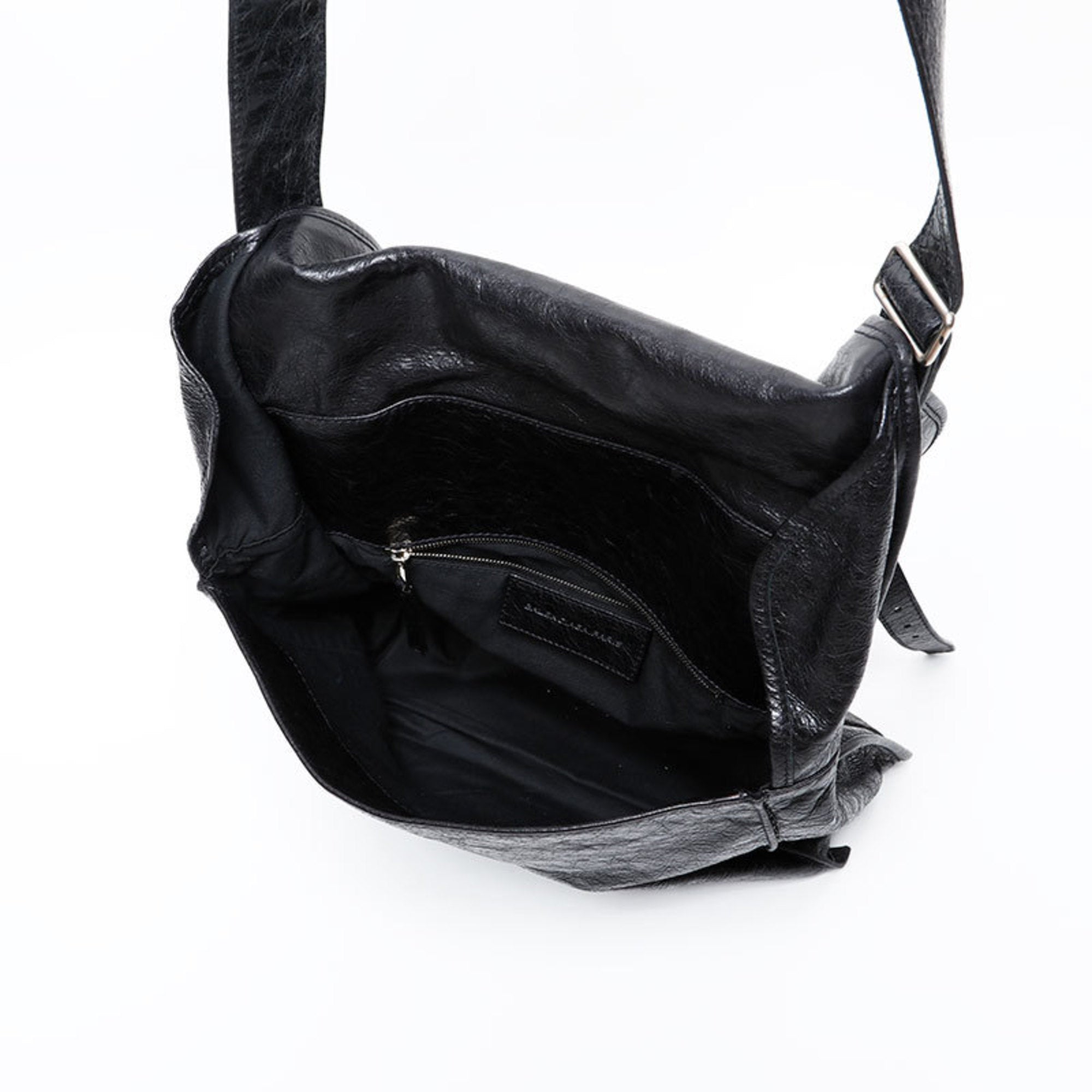 Balenciaga Black Leather Shoulder