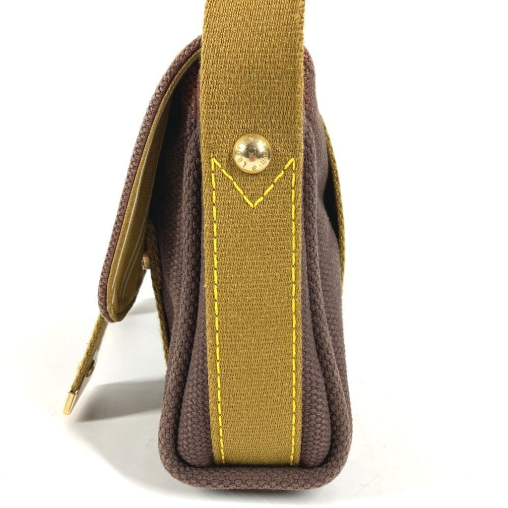 Louis Vuitton Brown Canvas Pochette Shoulder Bag
