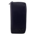 Louis Vuitton Black Leather Long Wallet
