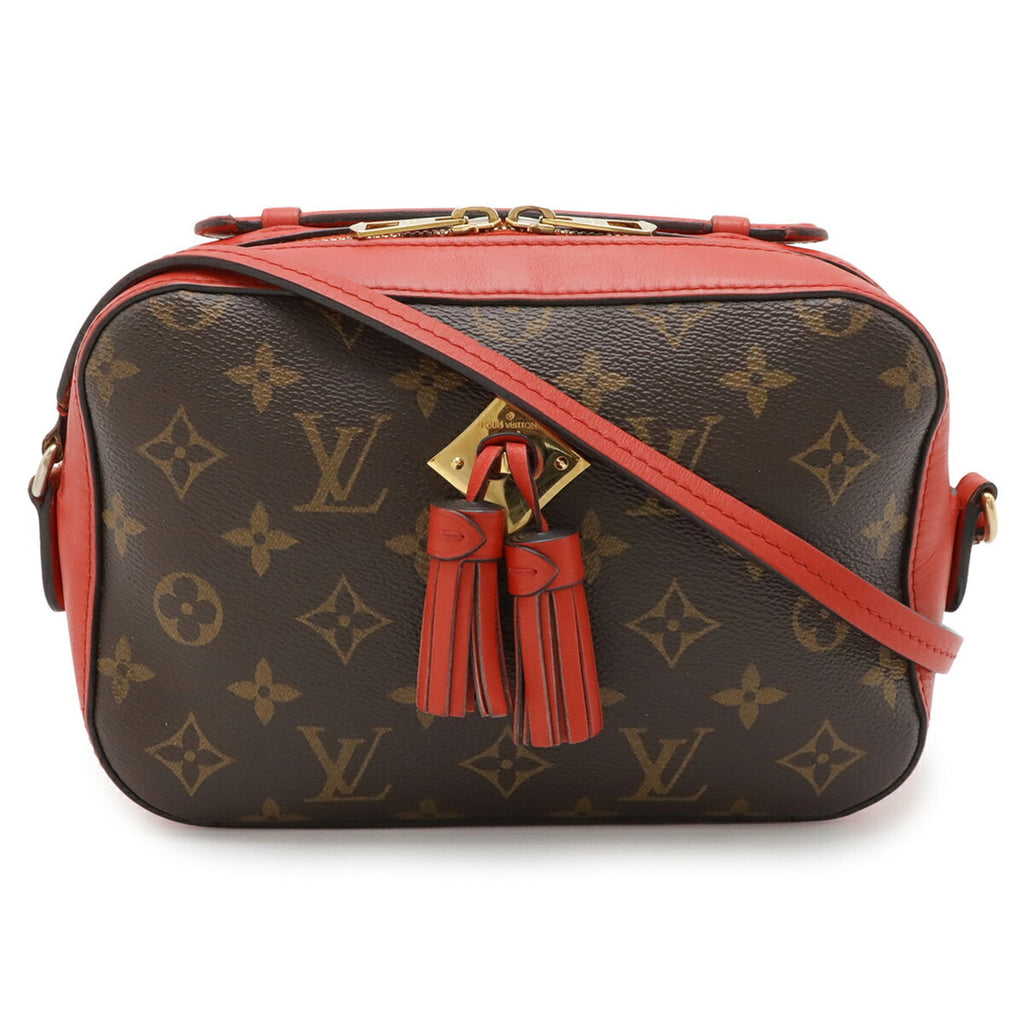 Louis Vuitton Red Color Canvas Pochette Shoulder Bag