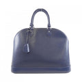 Louis Vuitton Blue Leather Handbag