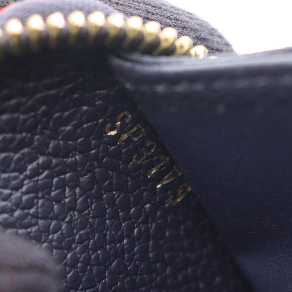 Louis Vuitton Monogram Navy Red Color Monogram Empreinte Long Wallet