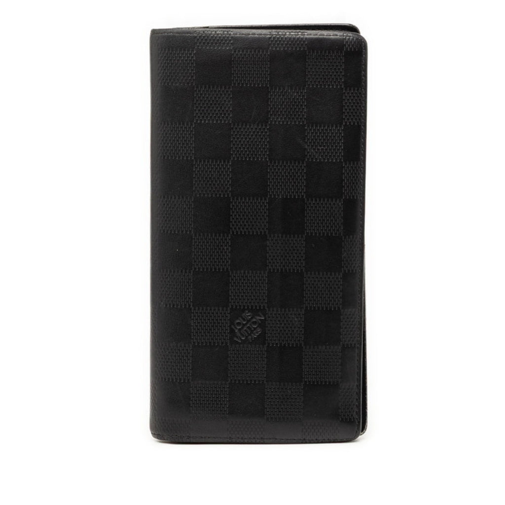 Louis Vuitton Black Onyx Leather Long Wallet