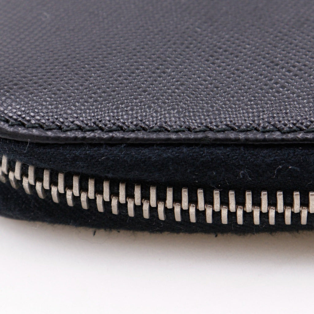 Prada Saffiano Black Saffiano Long Wallet (Bi-Fold)