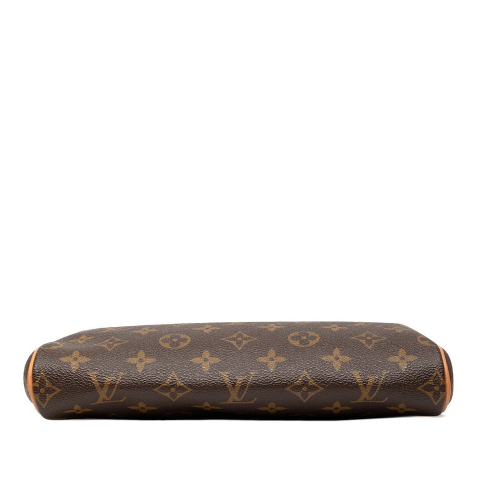 Louis Vuitton Brown Pvc Leather Handbag Shoulder Bag