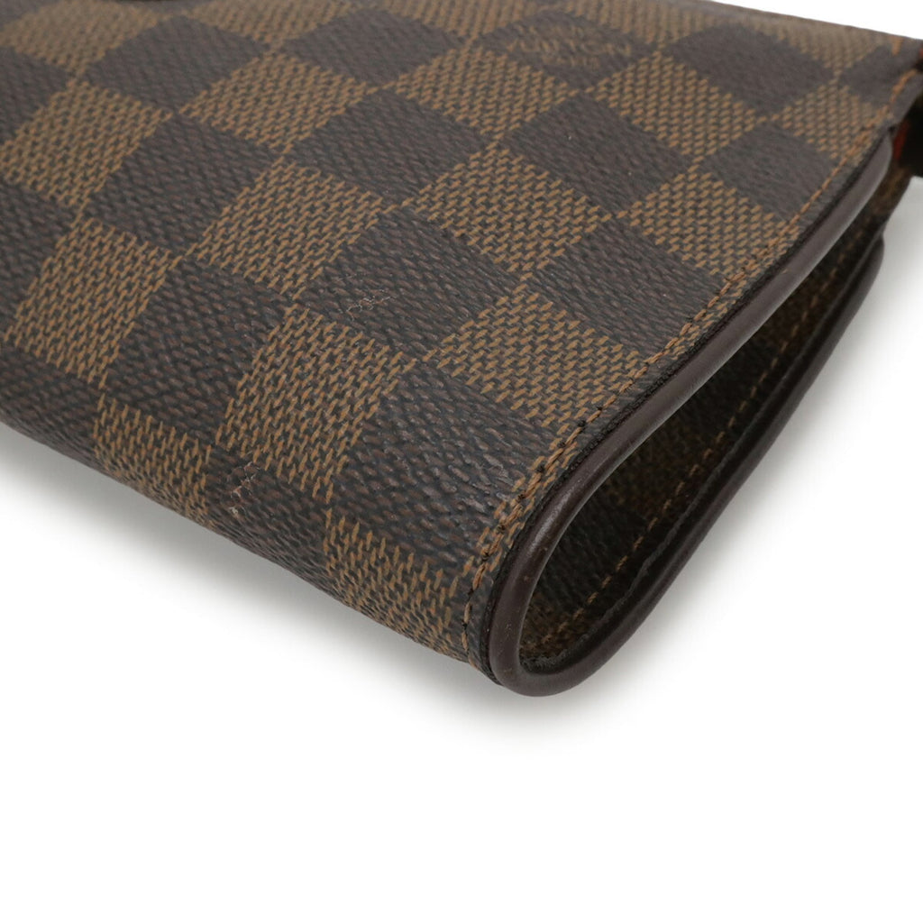 Louis Vuitton Brown Damier Canvas Pvc Damier Canvas Pouch Shoulder Bag