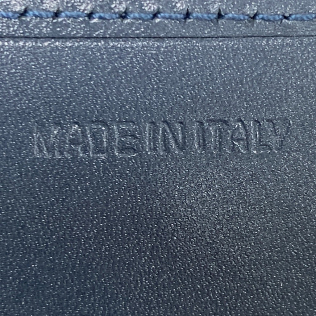 Prada Blue Leather Wallet (Bi-Fold)