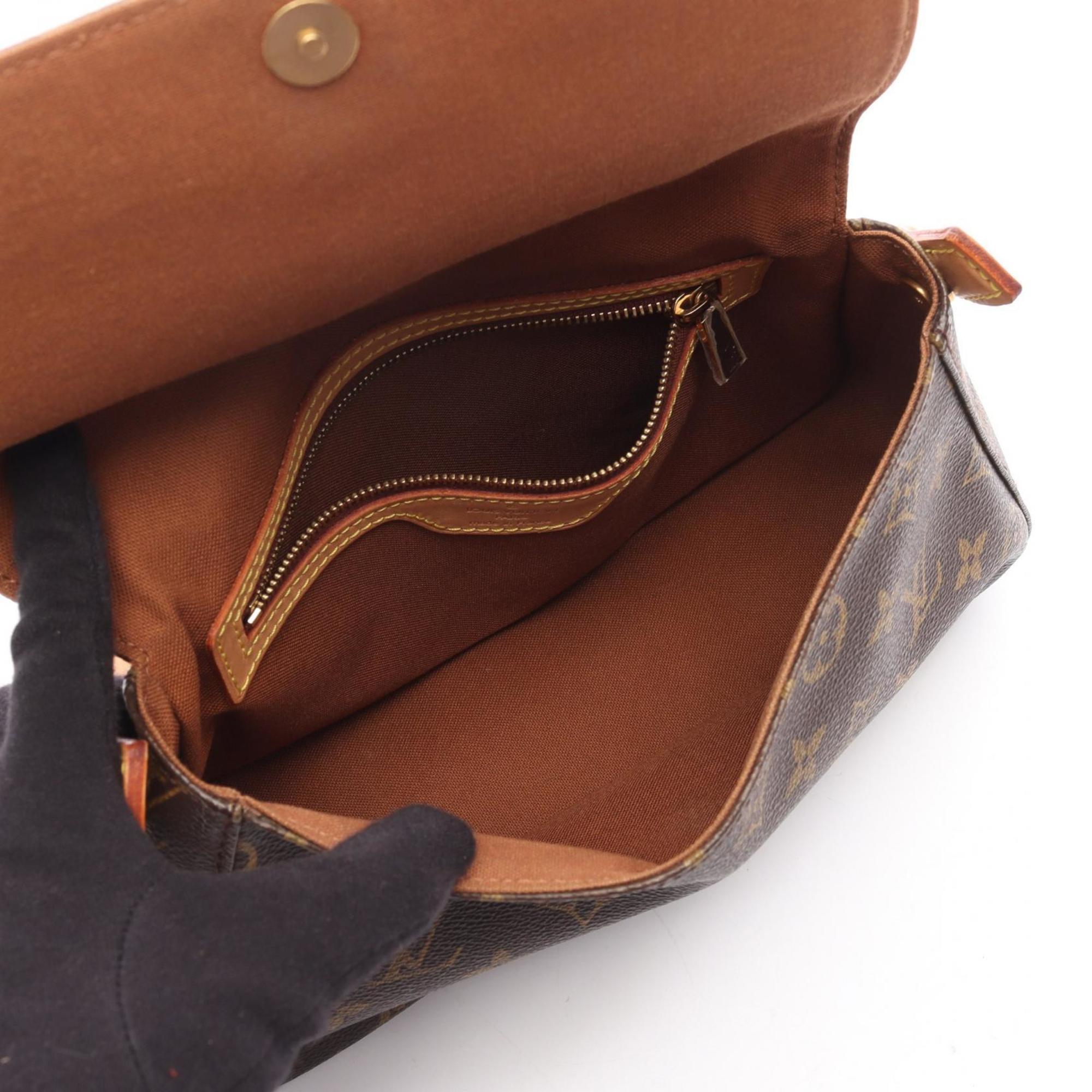 Louis Vuitton Brown Coated Canvas Pvc Monogram Leather Handbag