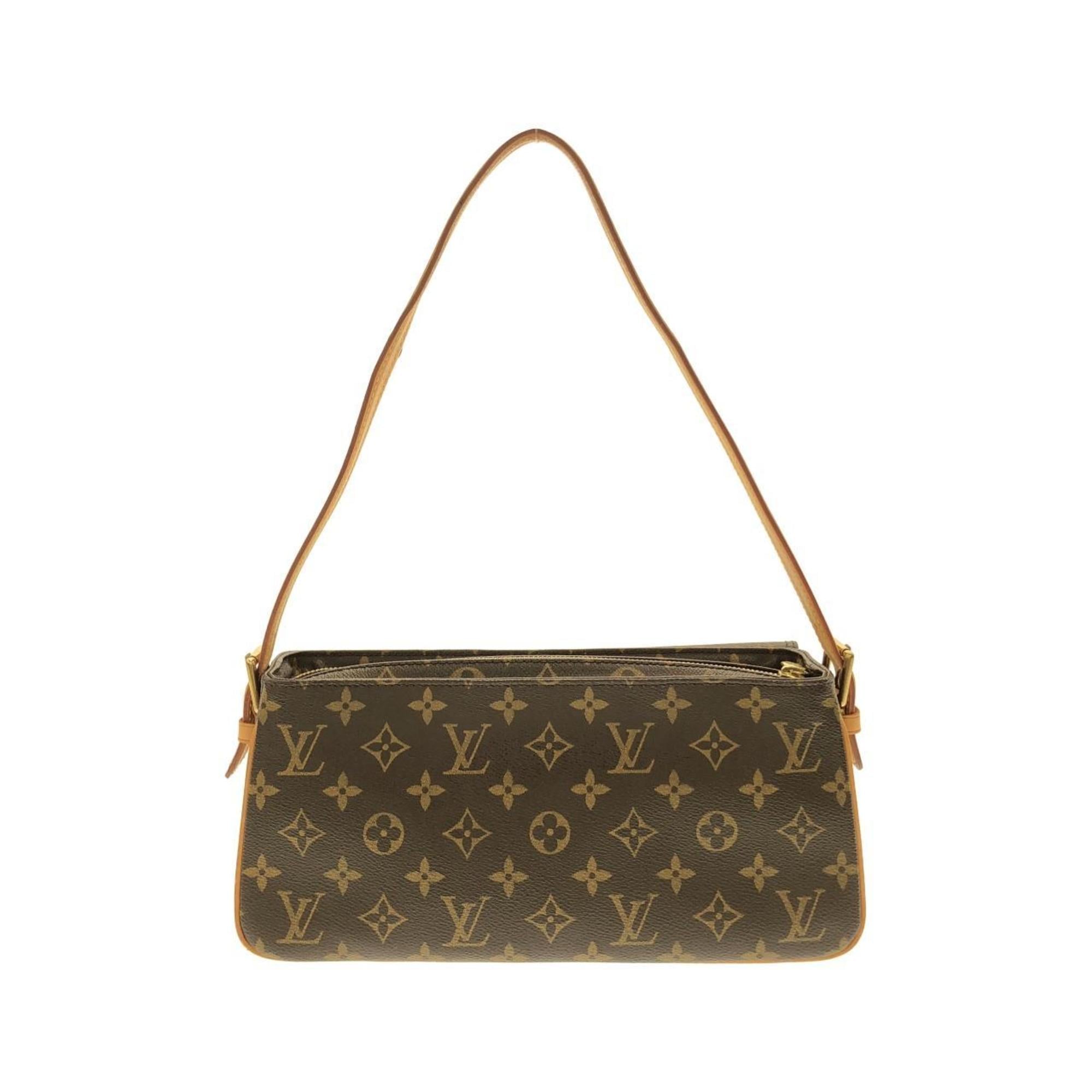 Louis Vuitton Marron Coated Canvas Shoulder Bag
