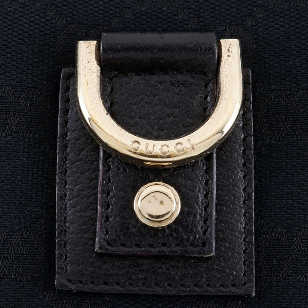 Gucci Black Gg Canvas Handbag Tote Bag (Pre-Owned)