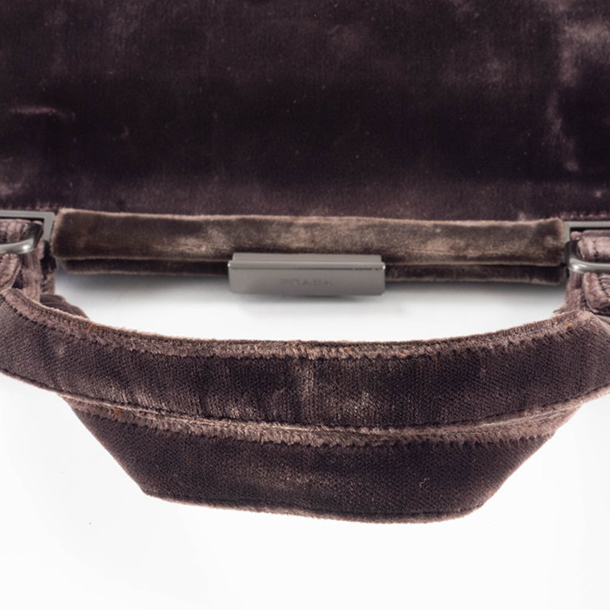 Prada Dark Brown Leather Handbag