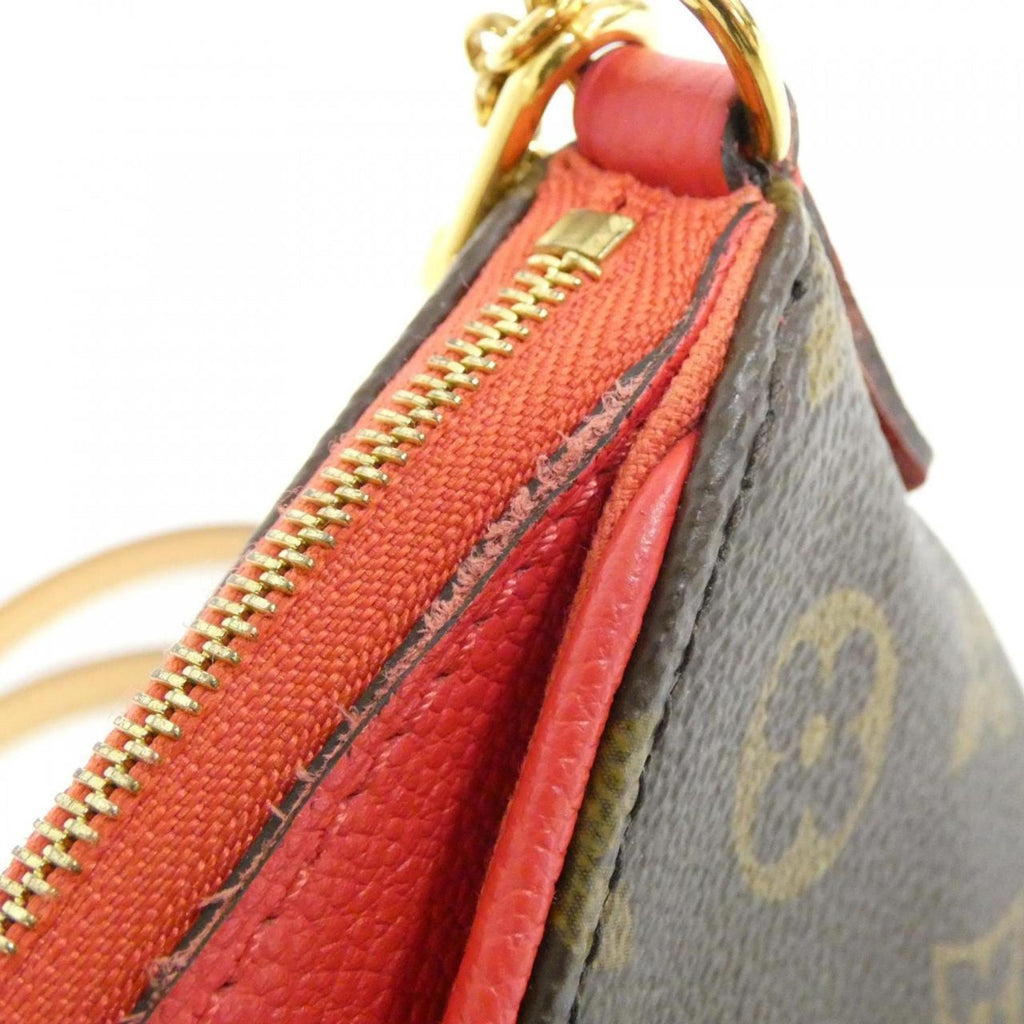 Louis Vuitton Cerise Marron Coated Canvas Shoulder Bag