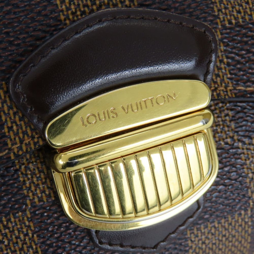 Louis Vuitton Brown Damier Canvas Ebene Damier Canvas Wallet (Tri-Fold)