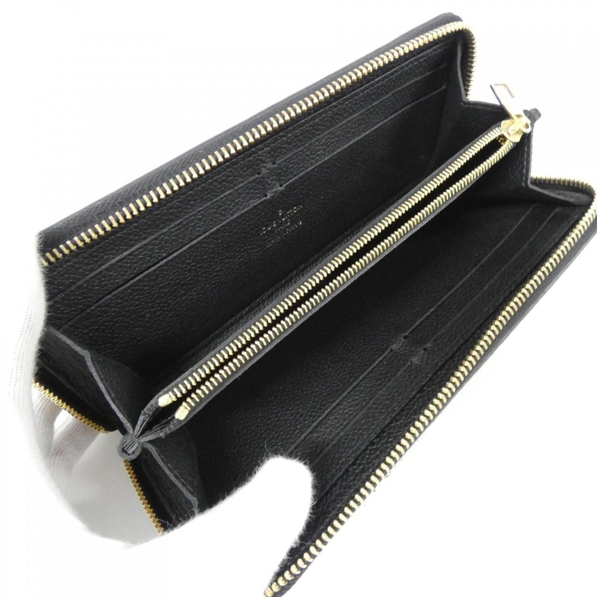 Louis Vuitton Beige Bicolor Black Leather Long Wallet