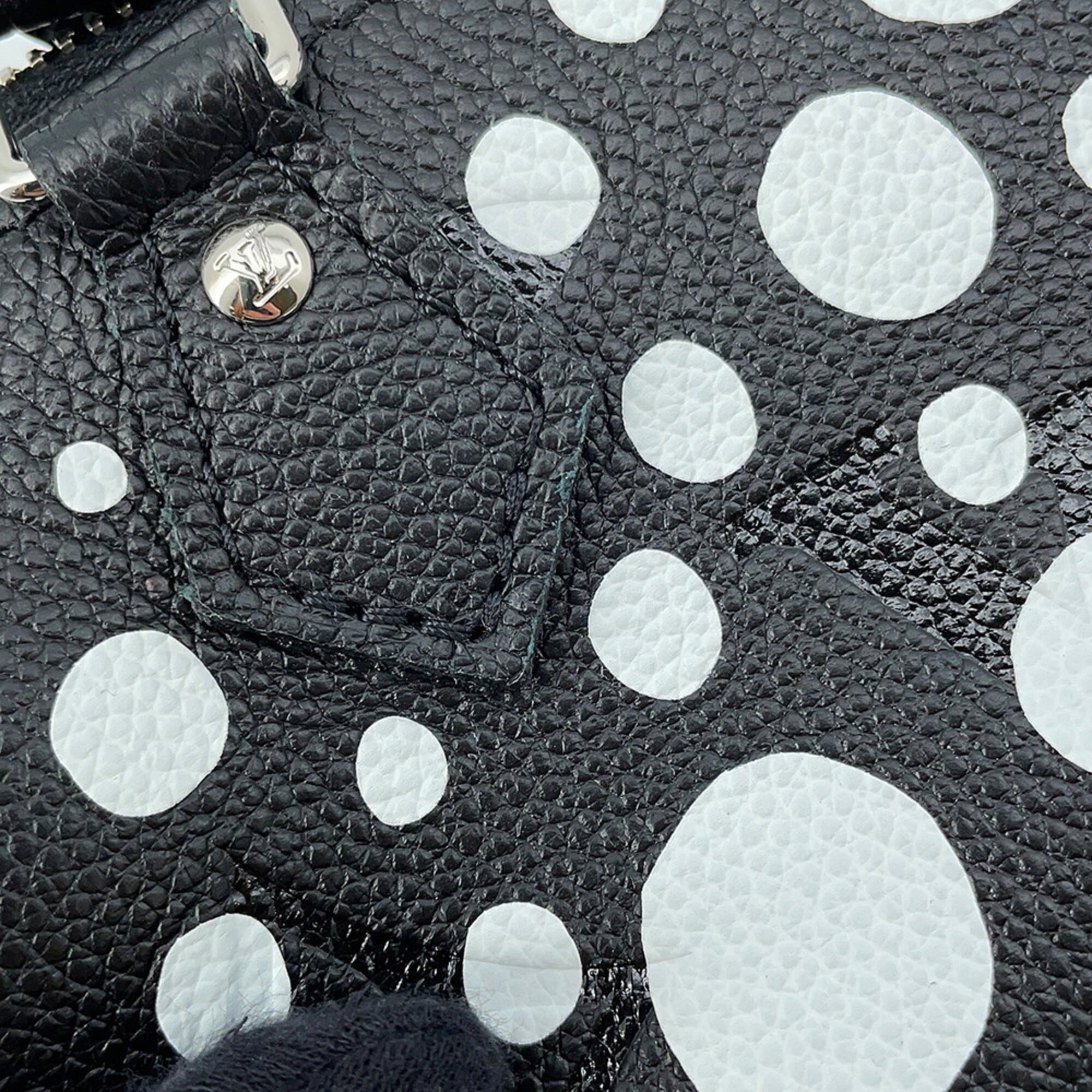 Louis Vuitton Dot Infinity (Yayoi Kusama) Black Noir White Monogram Empreinte Handbag
